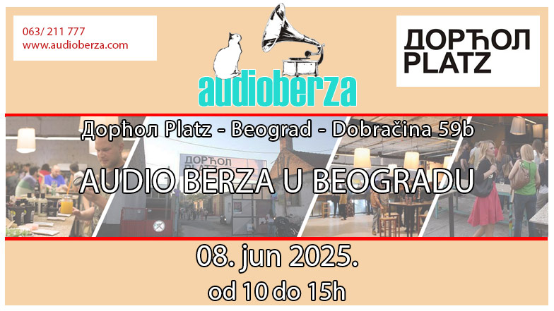 flajer za Audioberzu u Beogradu
